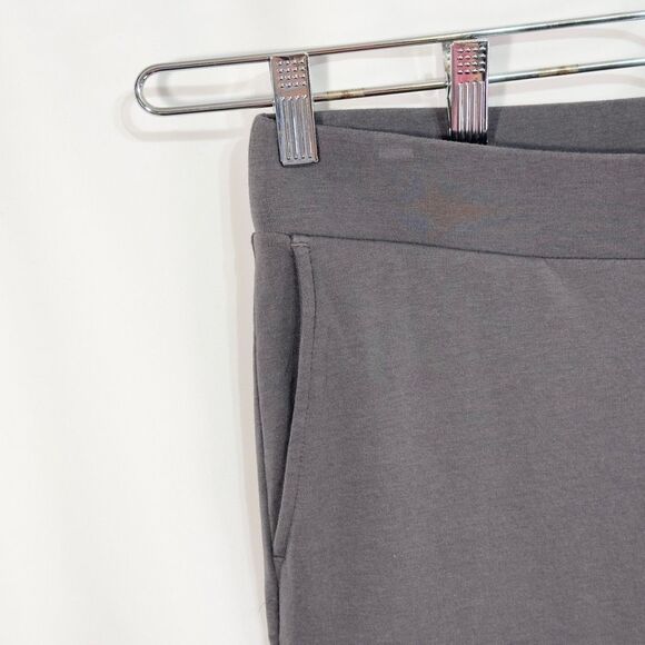 J. Jill Plus Size 1X Pants Gray Slim Leg Cropped Knit Pull-On Leggings 507 - Picture 5 of 10